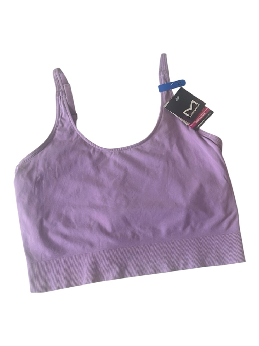 Maidenform M Seamless Smoothing Cropped Cami Sojourn Lilac Purple XL